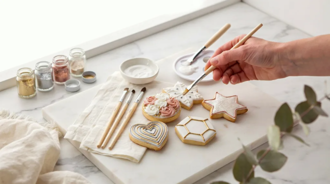 Stunning Dessert Decoration Ideas with Luster Dust